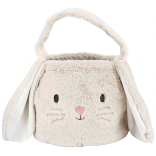 Tan - Fluffy Bunny Basket