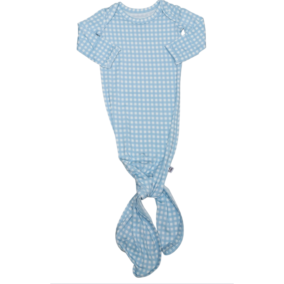 Cottage Blue Gingham Gown