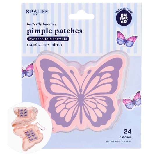 Butterfly Patches w/ Case & Mirror