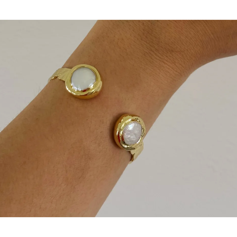 Milan Freshwater Pearl Bangle