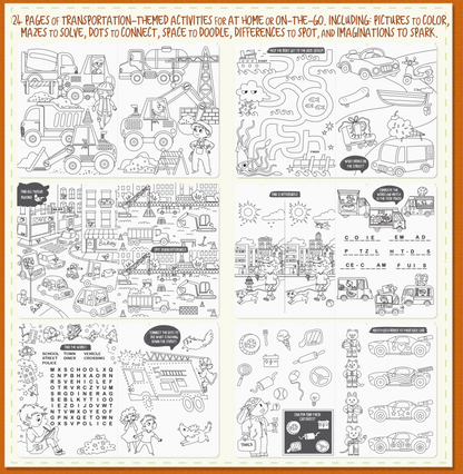 Car Town Activity Art Pack