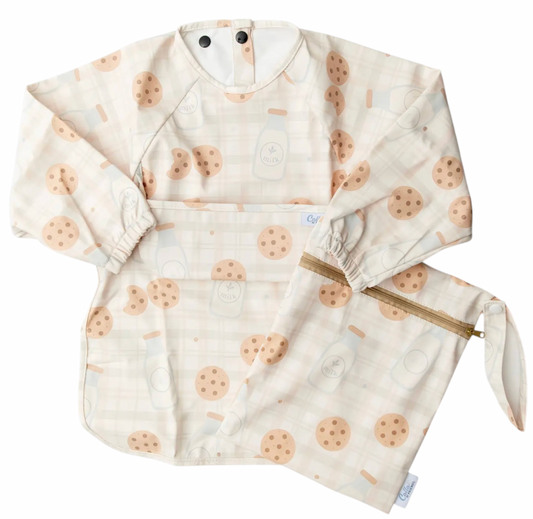 The Grayson Bib - Milk & Cookies