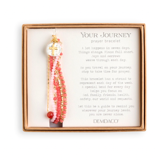 Journey Prayer Bracelet - Pink