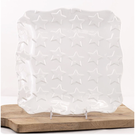 Star Embossed Platter