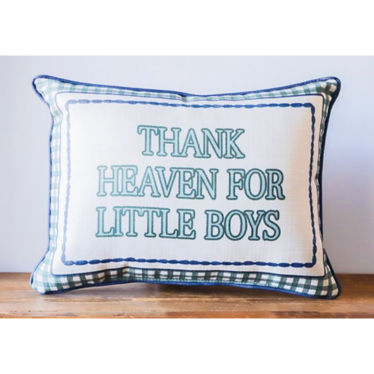 Thank Heaven for Little Boys - Gingham