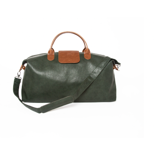 Alpha Leather Bag - Dark Green