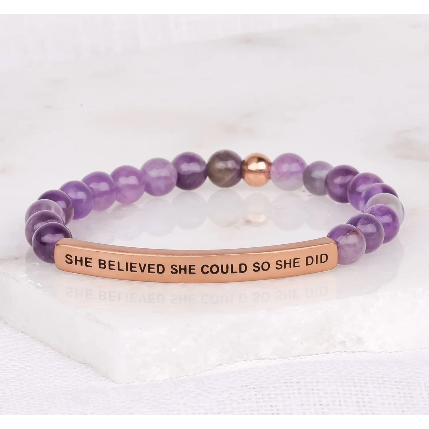 She Believed She Could - Amethyst