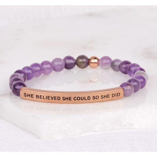 She Believed She Could - Amethyst
