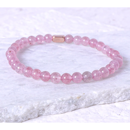 Pink Quartz - Accent Bracelet