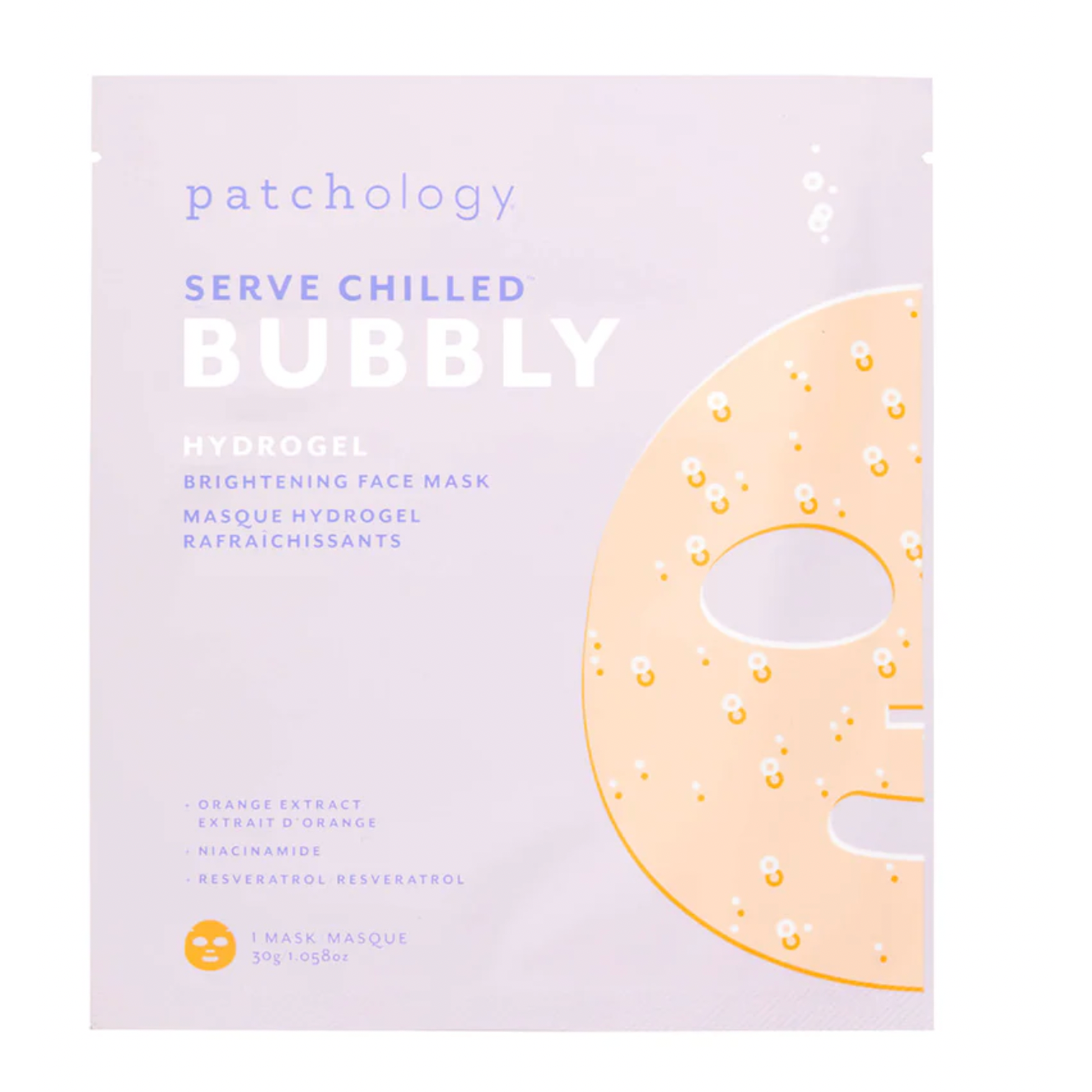 Serve Chilled Bubbly Brightening Hydrogel Mask