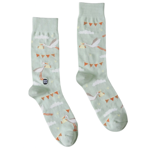 Bonfolk: Stork & Baby Socks