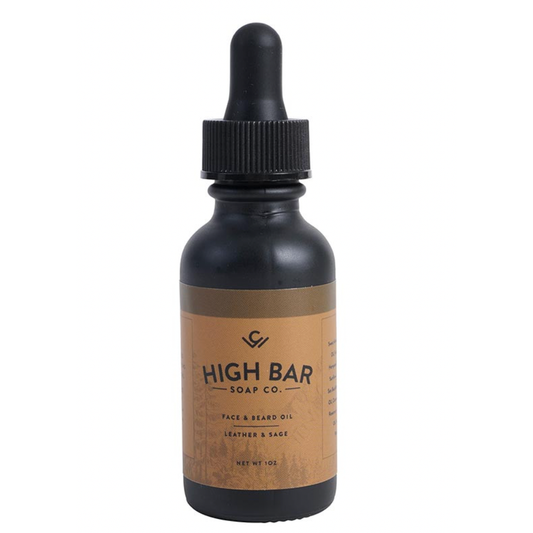 Leather + Sage - Beard Oil