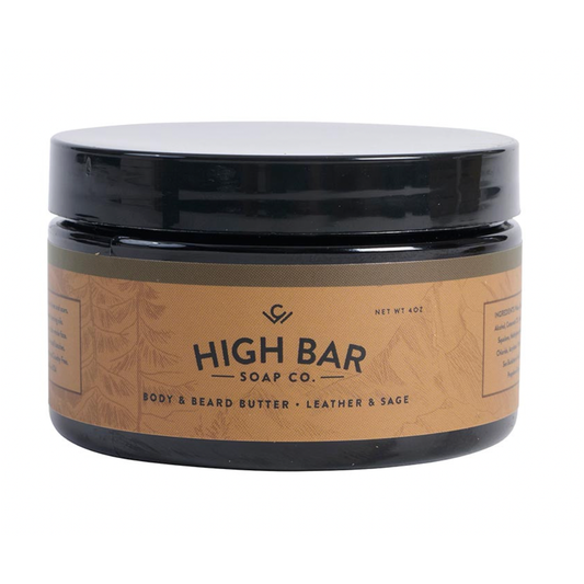 Leather + Sage - Beard Butter
