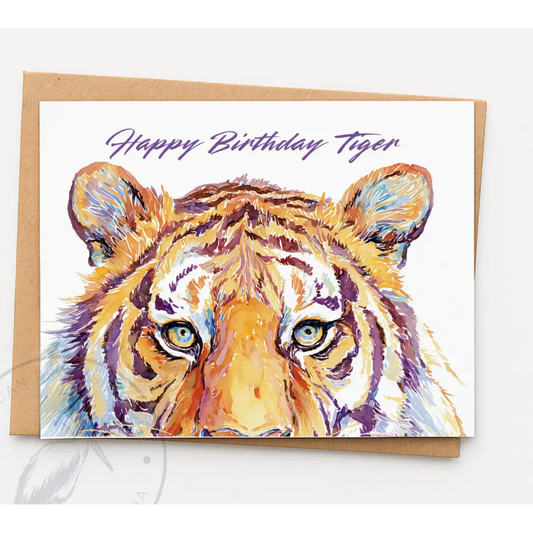 Happy Birthday Tiger Card