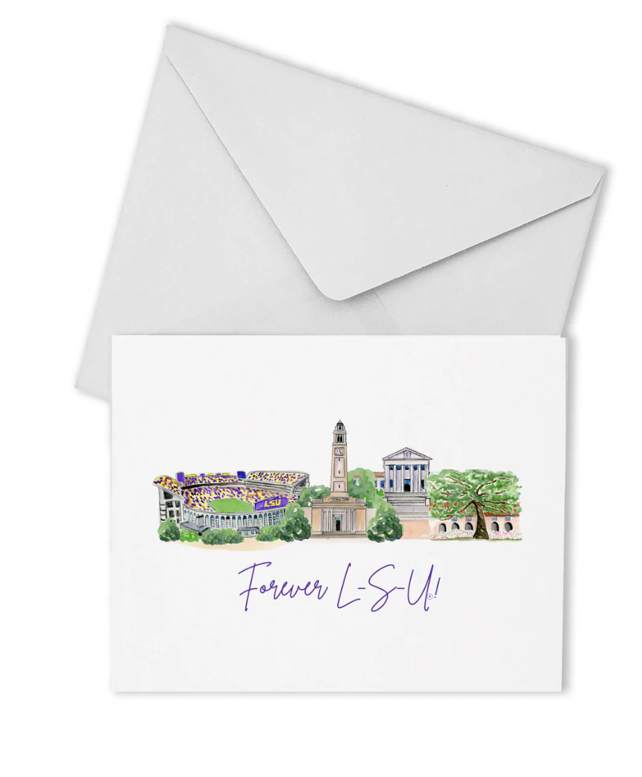 LSU Boxed Notecards