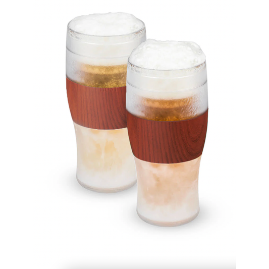 Beer Freeze Glass - Wood