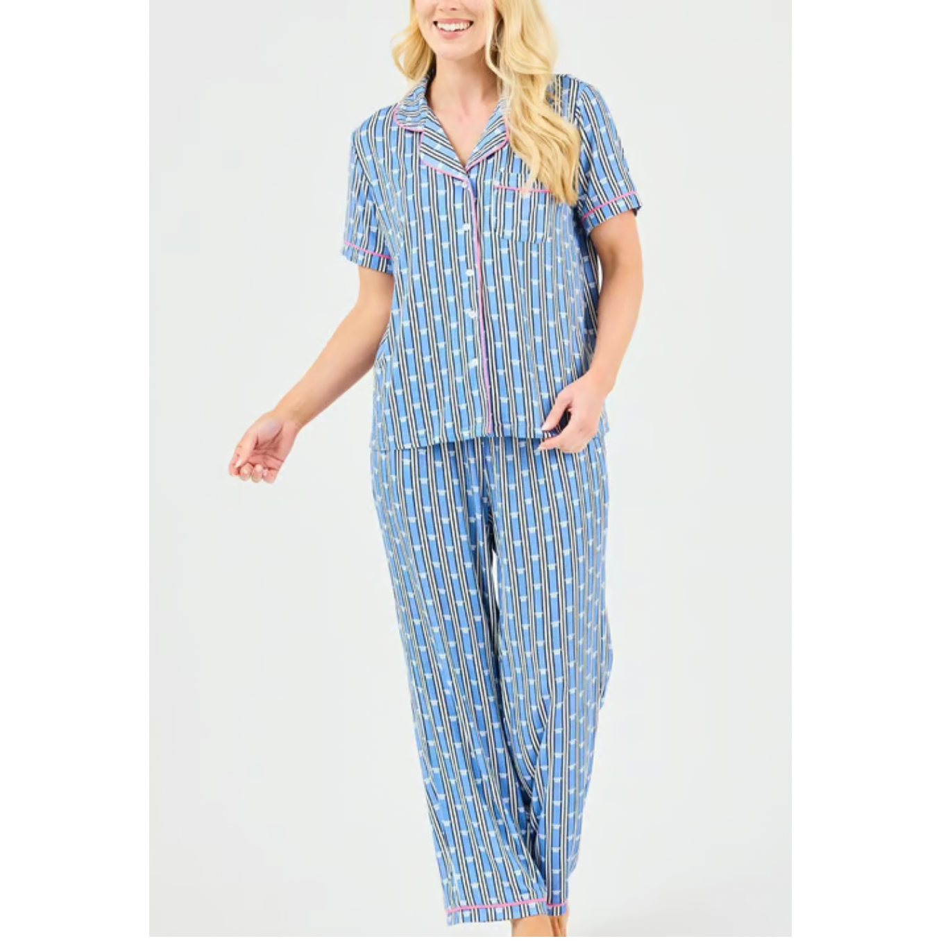 Charlotte Keep Blue Pajama Set: