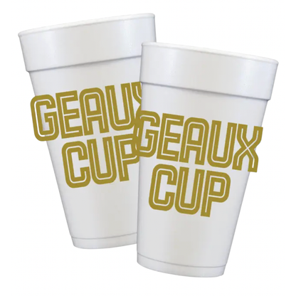Geaux Cup Foam Cups