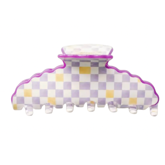 Purple & Yellow Checkered Claw