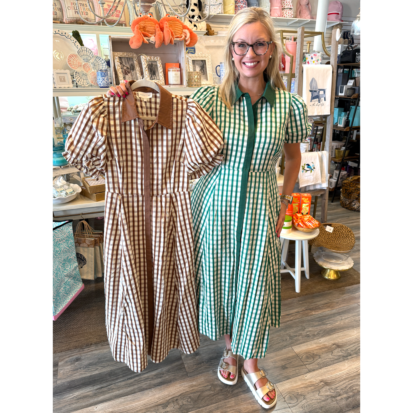 Two Toned Stripes Dress:
