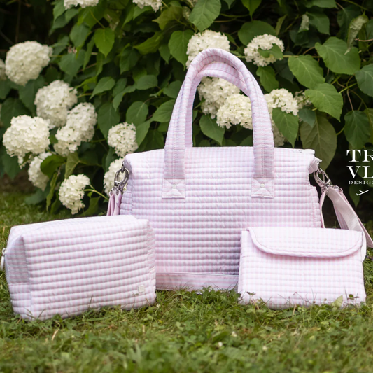 Quilted Bundle: Pink Stripe