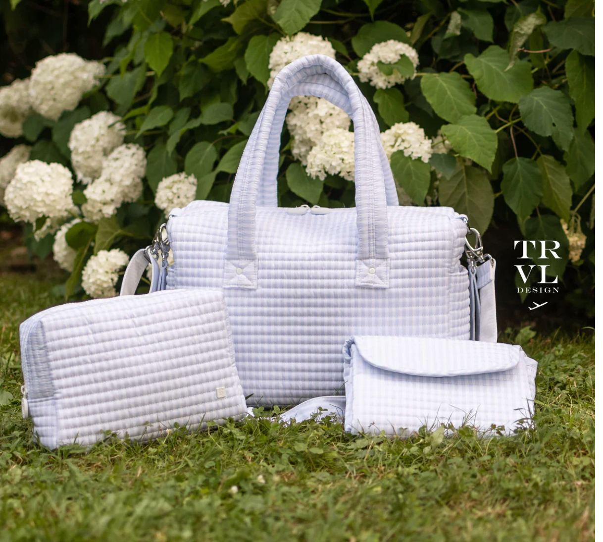 Quilted Bundle: Blue Stripe