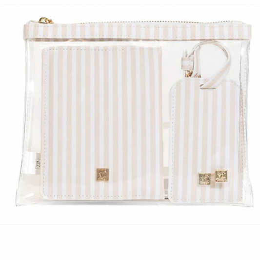 Luxe 3pc Set: Sand Stripe
