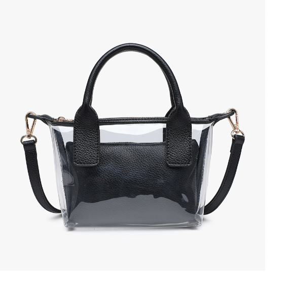 Amora Clear Bag - Black
