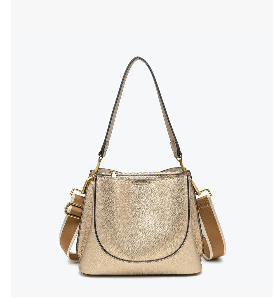 Corinna Bucket Bag - Gold
