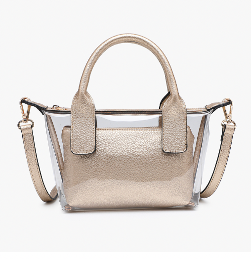 Amora Clear Bag - Gold