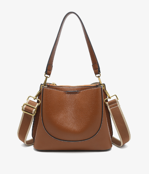 Corinna Bucket Bag - Brown
