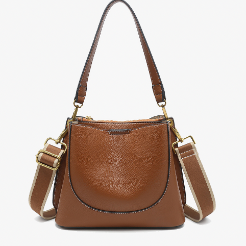 Corinna Bucket Bag - Brown
