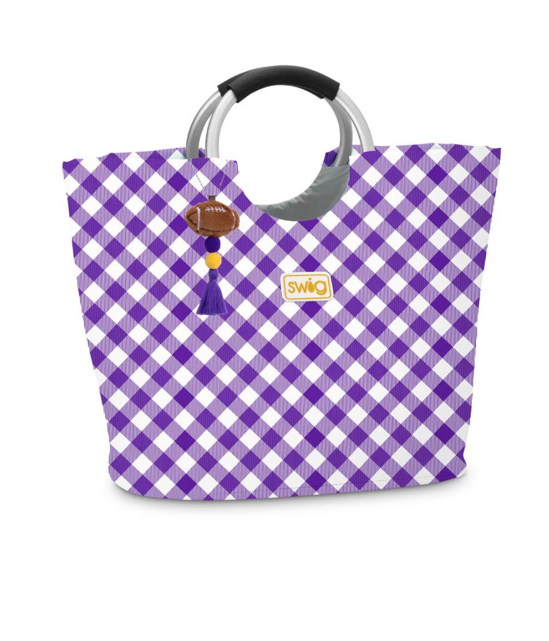 Gameday Gingham Loopi Tote