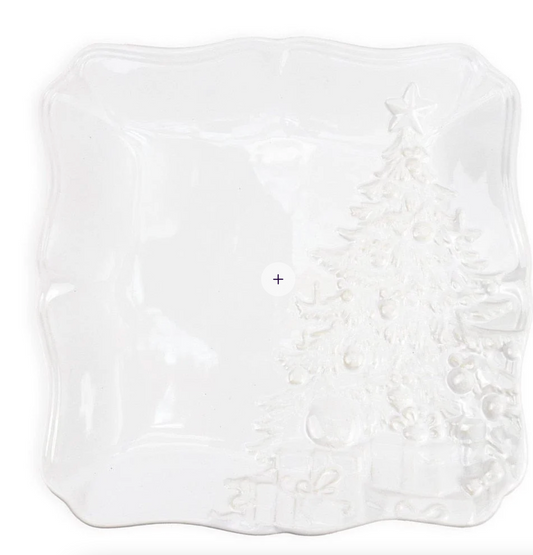 Tannenbaum Embossed Platter