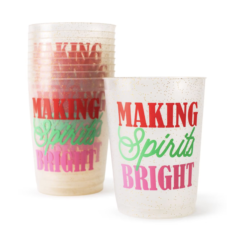 Making Spirits Bright Cups - set of 10