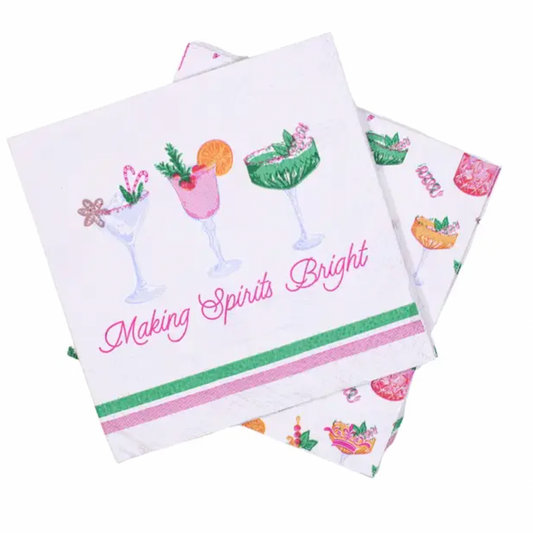 Making Spirits Bright Cocktail Napkins