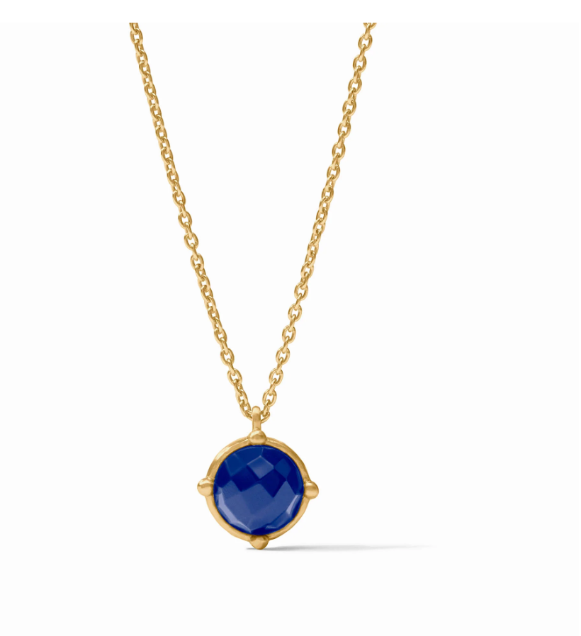 Honeybee Solitaire Necklace - Sapphire