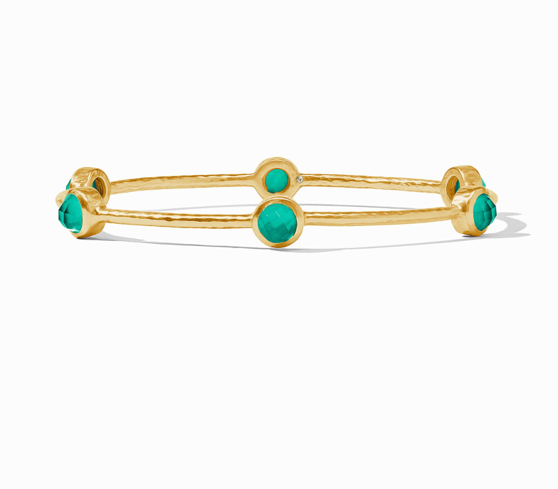 Milano Bangle - Emerald - Small