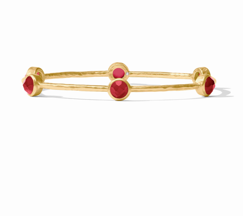 Milano Bangle - Ruby - Small