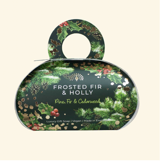 Frosted Fir Soap: holly & fir