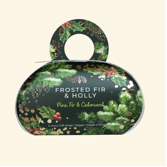 Frosted Fir Soap: holly & fir