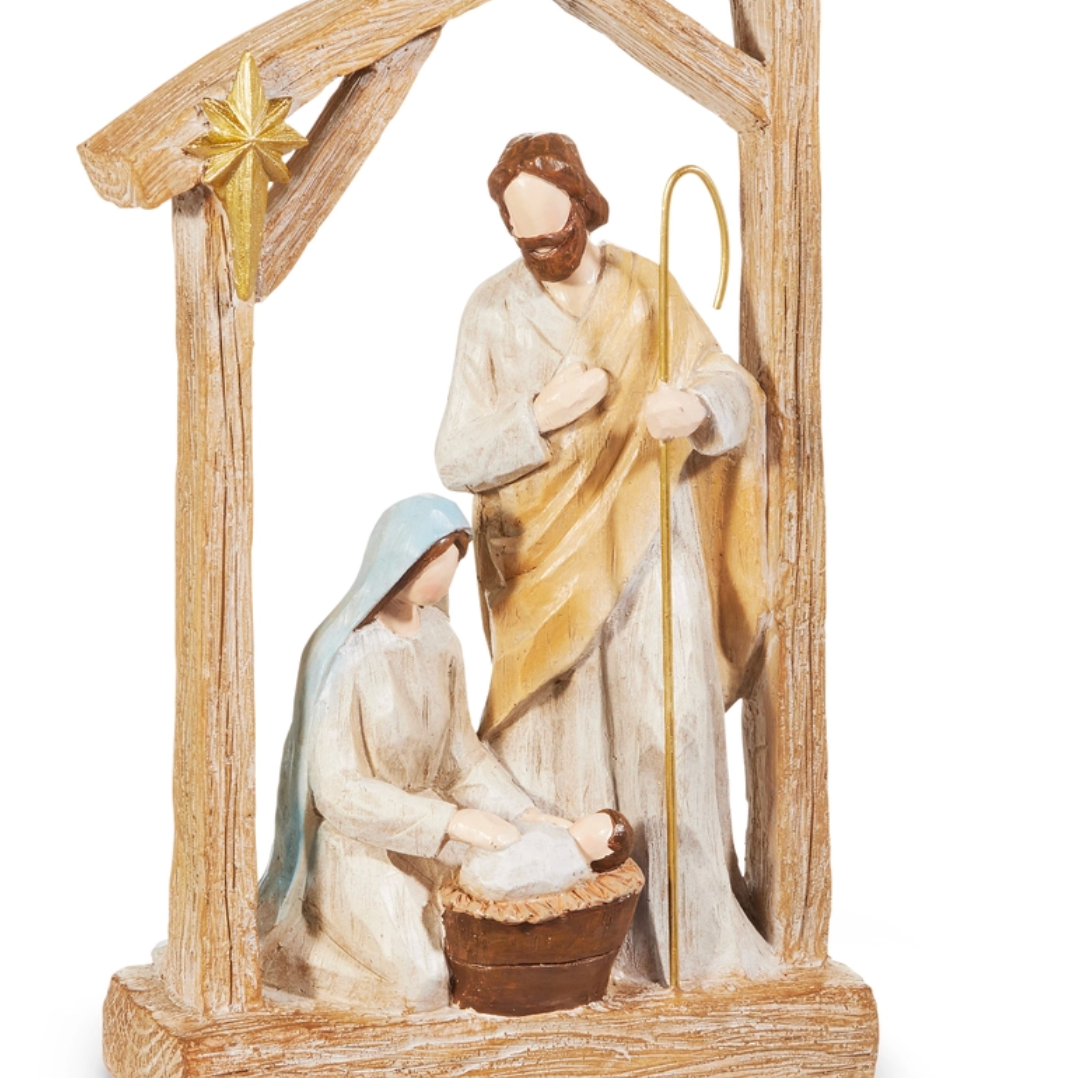 12" Holy Family Decor
