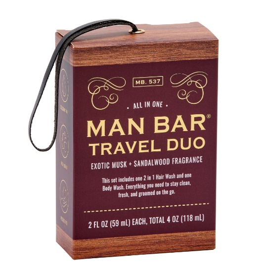 Man Bar Travel Duo: Exotic Musk & Sandalwood