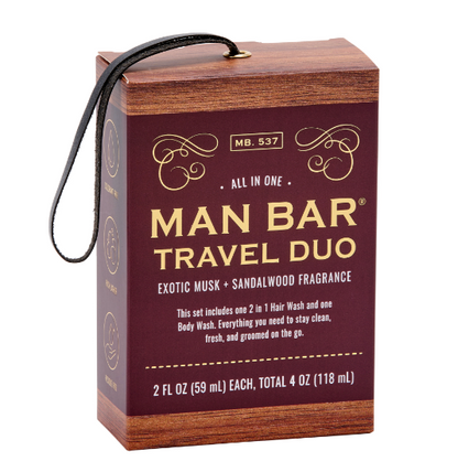 Man Bar Travel Duo: Exotic Musk & Sandalwood