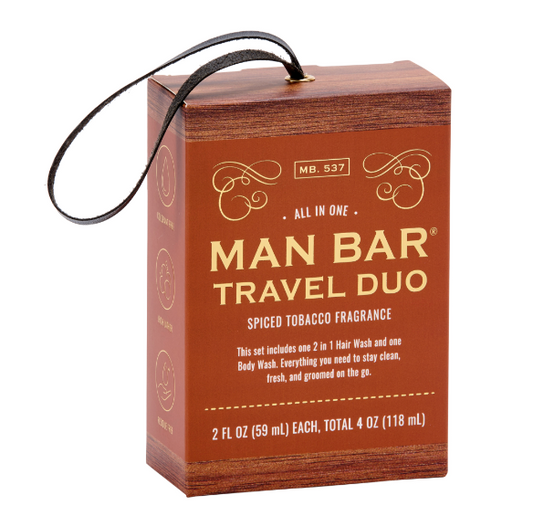 Man Bar Travel Duo: Spiced Tobacco