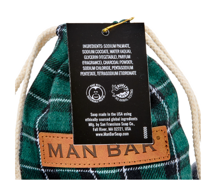 Man Bar: Bag of Coal Soaps