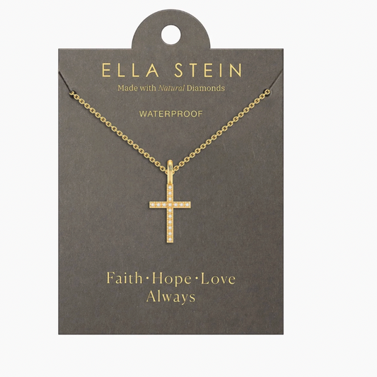 Ella Stein: Believe Cross Pendant