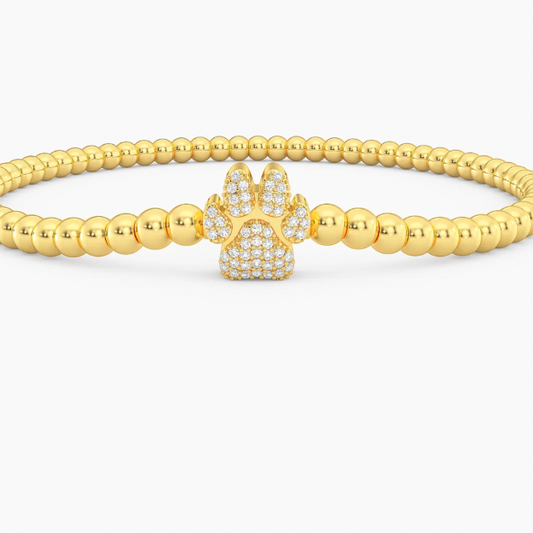 Ella Stein: Paw Beaded Bracelet