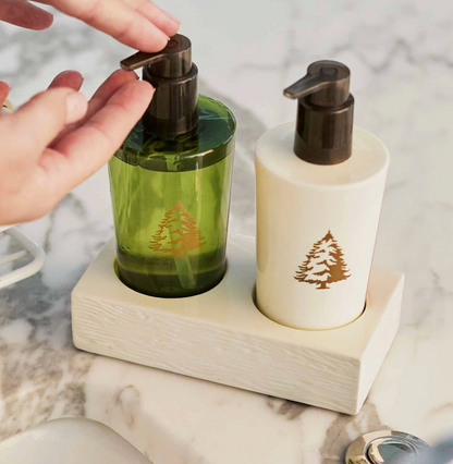 Frasier Fir: Sink Set w/ Ceramic Dish