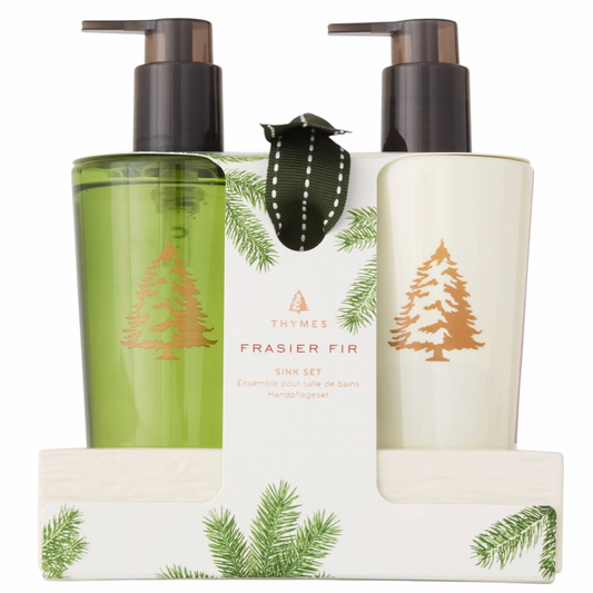 Frasier Fir: Sink Set w/ Ceramic Dish